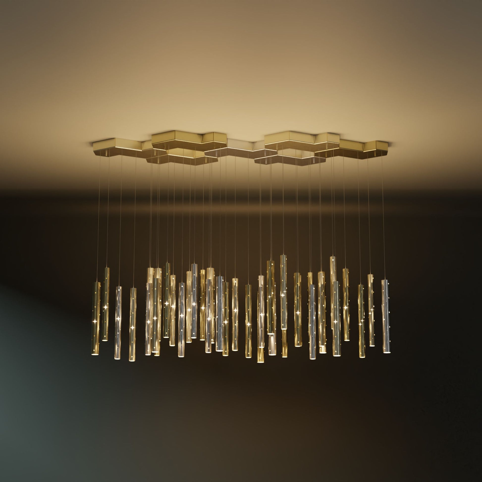 Rain Multi Drop Pendant Light Pendant Light ILANEL