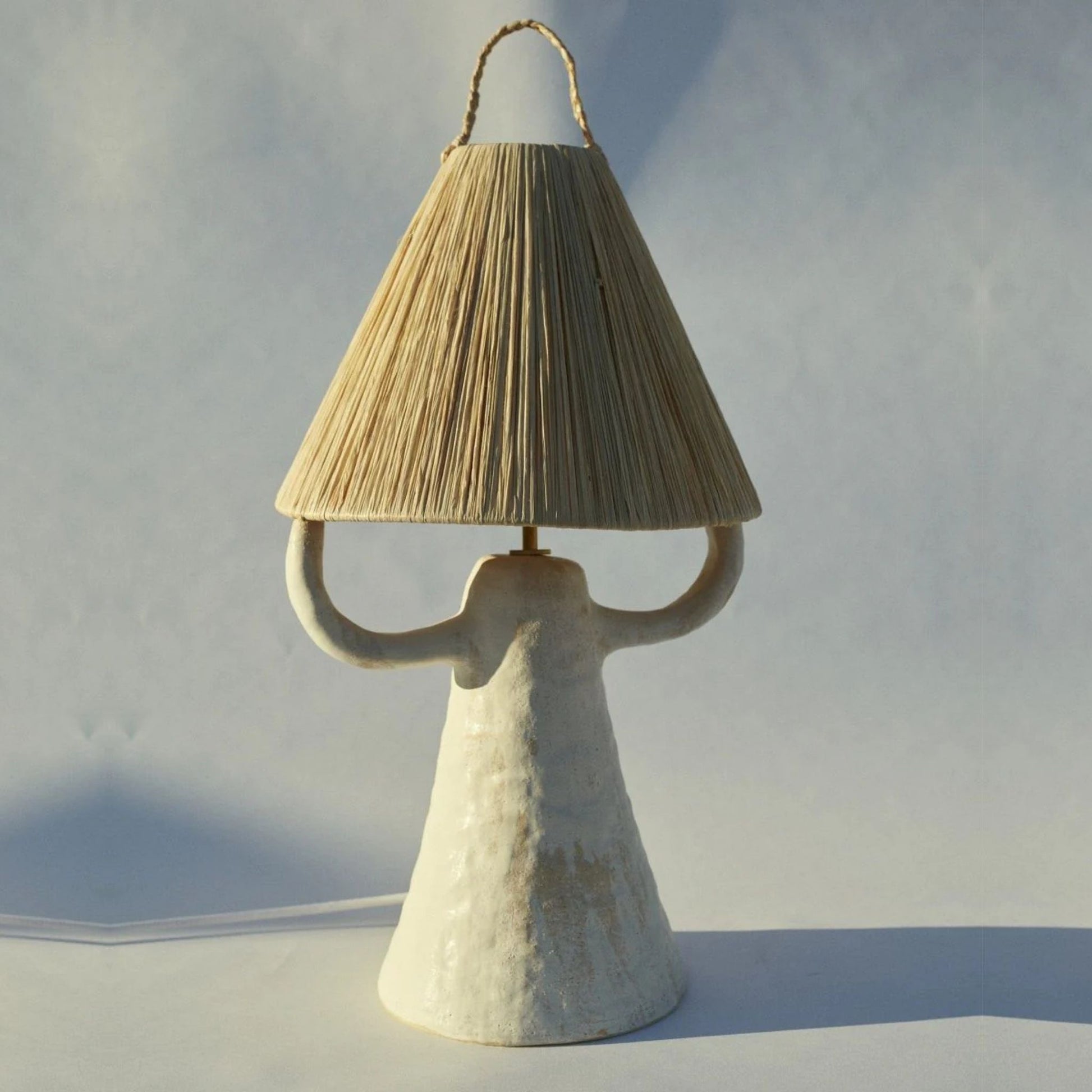 Dona Handmade Clay Table Lamp Table Lamp Klaylife