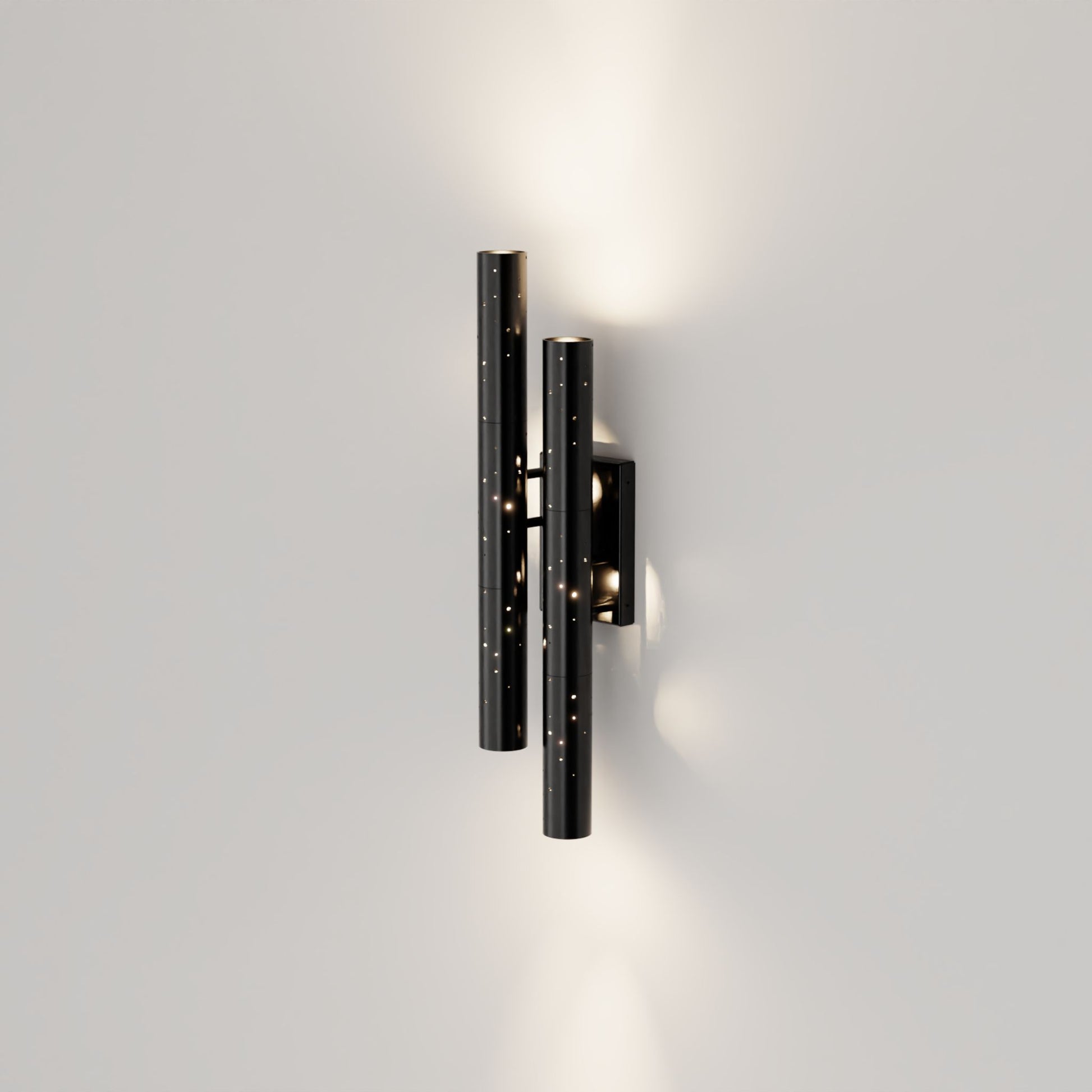 Stardust Double Fluted Wall Light Wall Light ILANEL Double