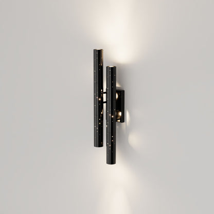 Stardust Double Fluted Wall Light Wall Light ILANEL Double