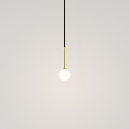 Orb Single Glass Pendant Light Pendant Light ILANEL Fizzy 20 cm