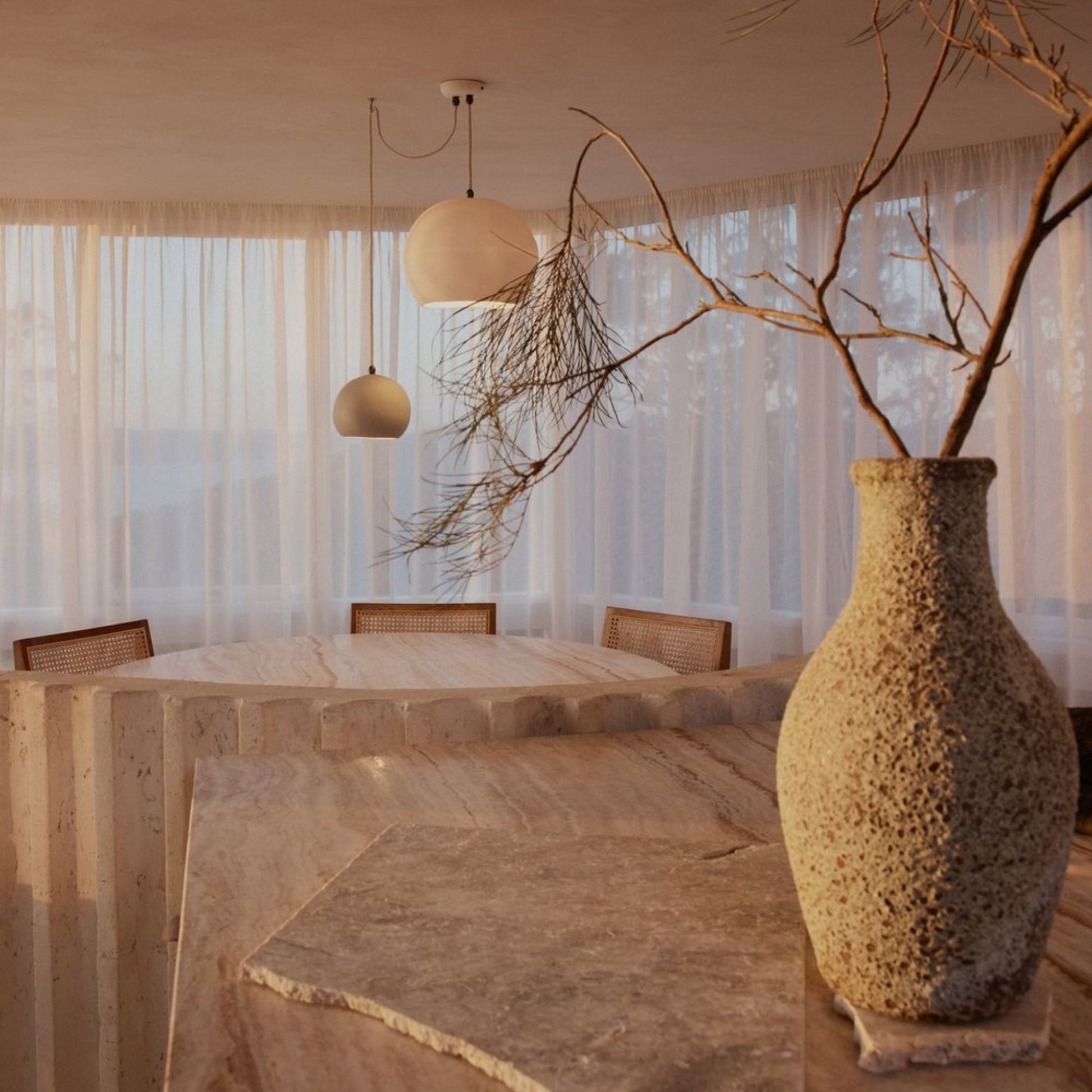 Orb Medium Ceramic Pendant Light Pendant Light Studio Enti