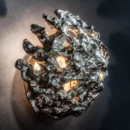 Esperia Meteorite Wall Light - Polished Brass Wall Light Bloomingdales Lighting