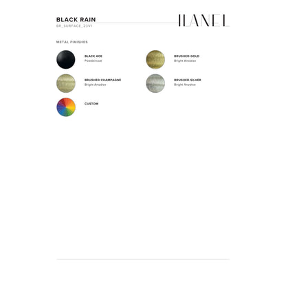 Black Rain Wall Light Wall Light ILANEL