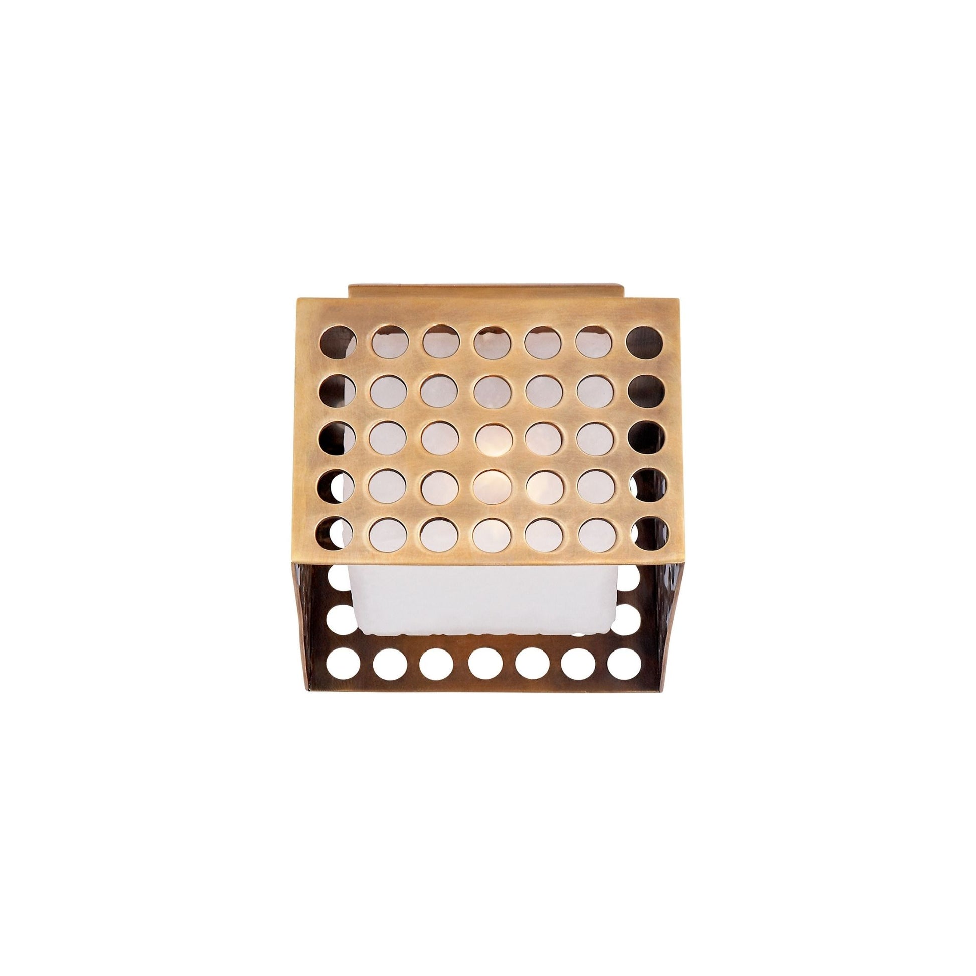 Kelly Wearstler Precision Small Square Flush Mount Ceiling Light - Brass Ceiling Fluh Mount Bloomingdales Lighting