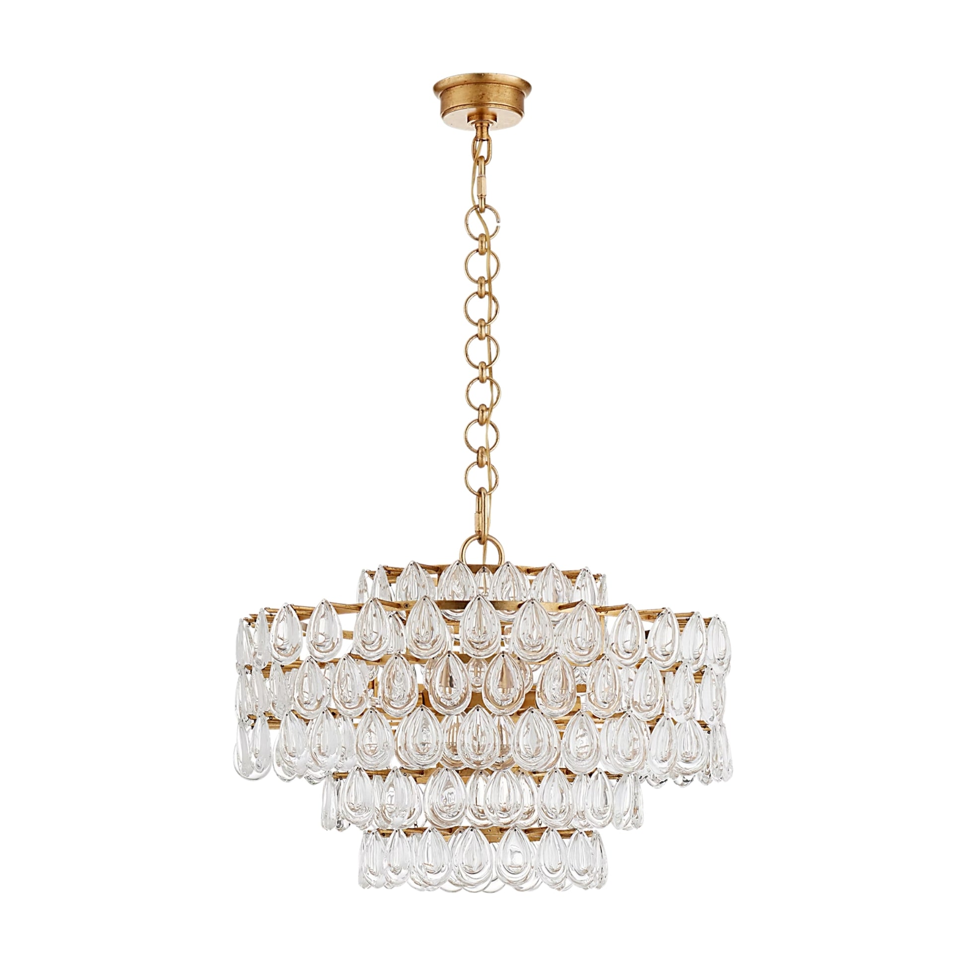 AERIN Liscia Medium Crystal Chandelier - Gild Chandelier Bloomingdales Lighting