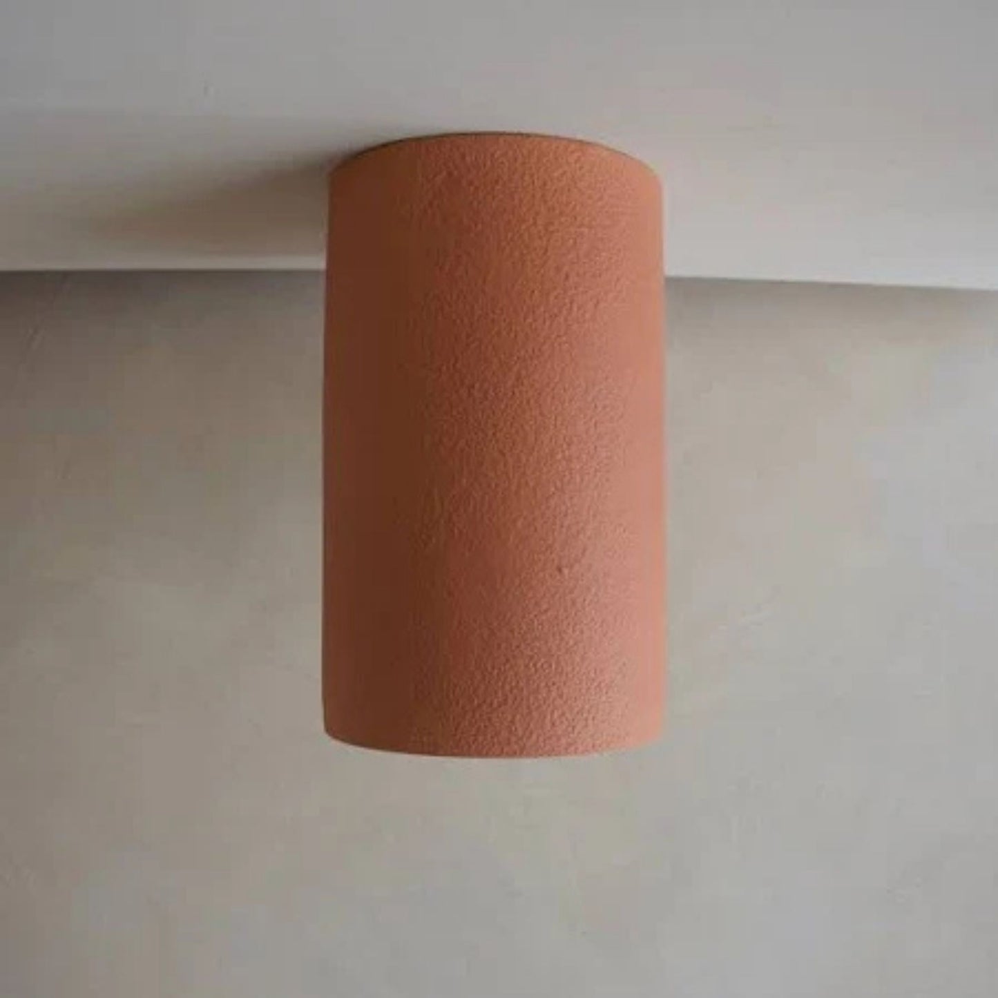 Terra Handmade Clay Ceiling Light Pendant Light Klaylife Dark Terracotta Small