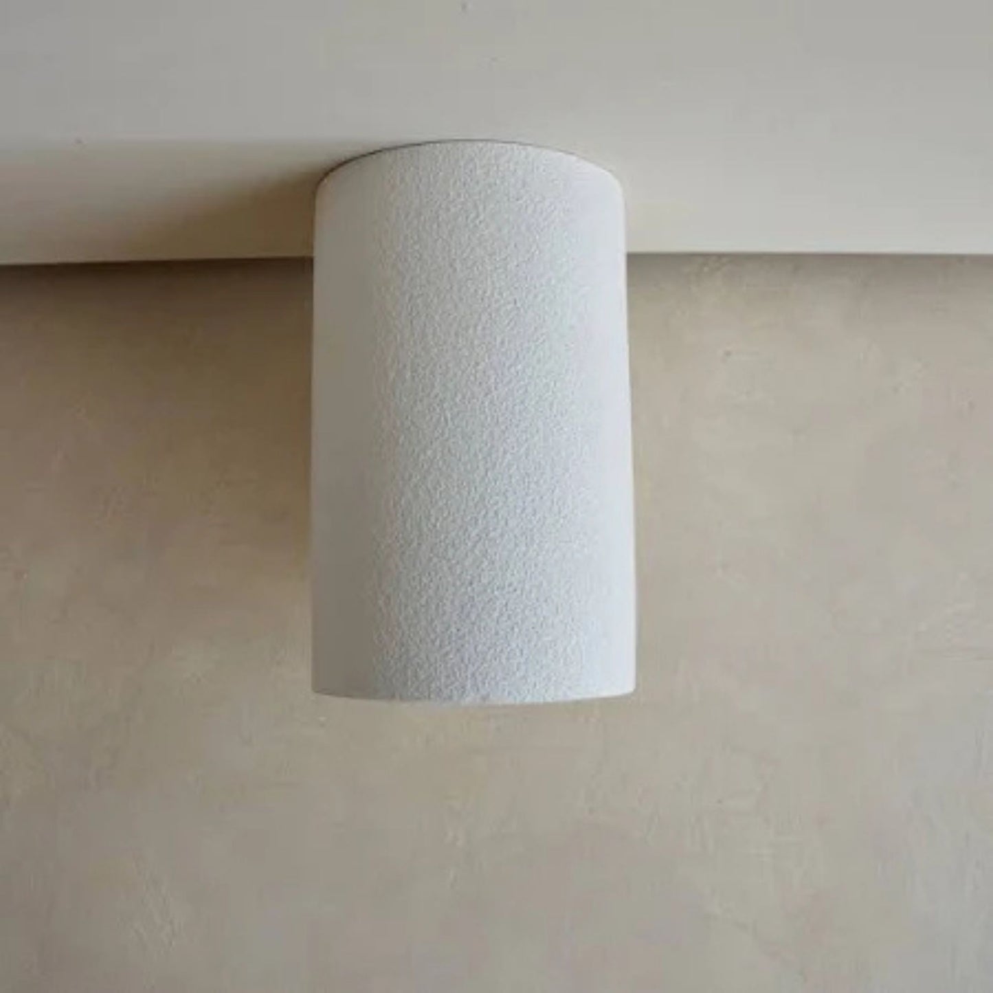 Terra Handmade Clay Ceiling Light Pendant Light Klaylife White Sand Small