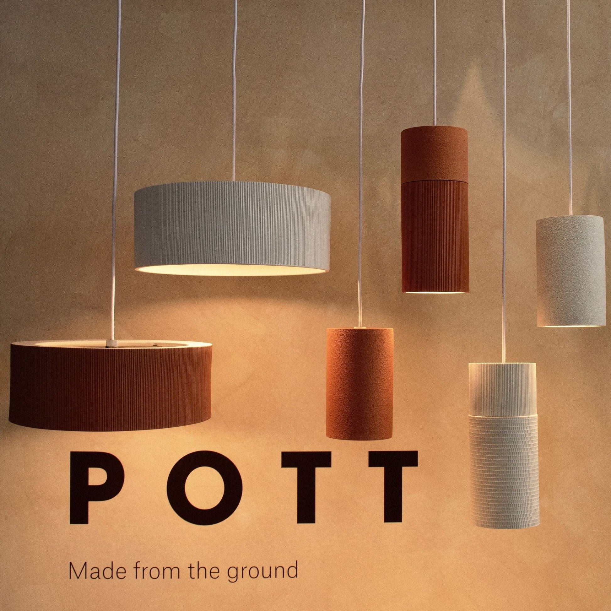 Terra Handmade Clay Hanging Pendant Light Pendant Light Klaylife