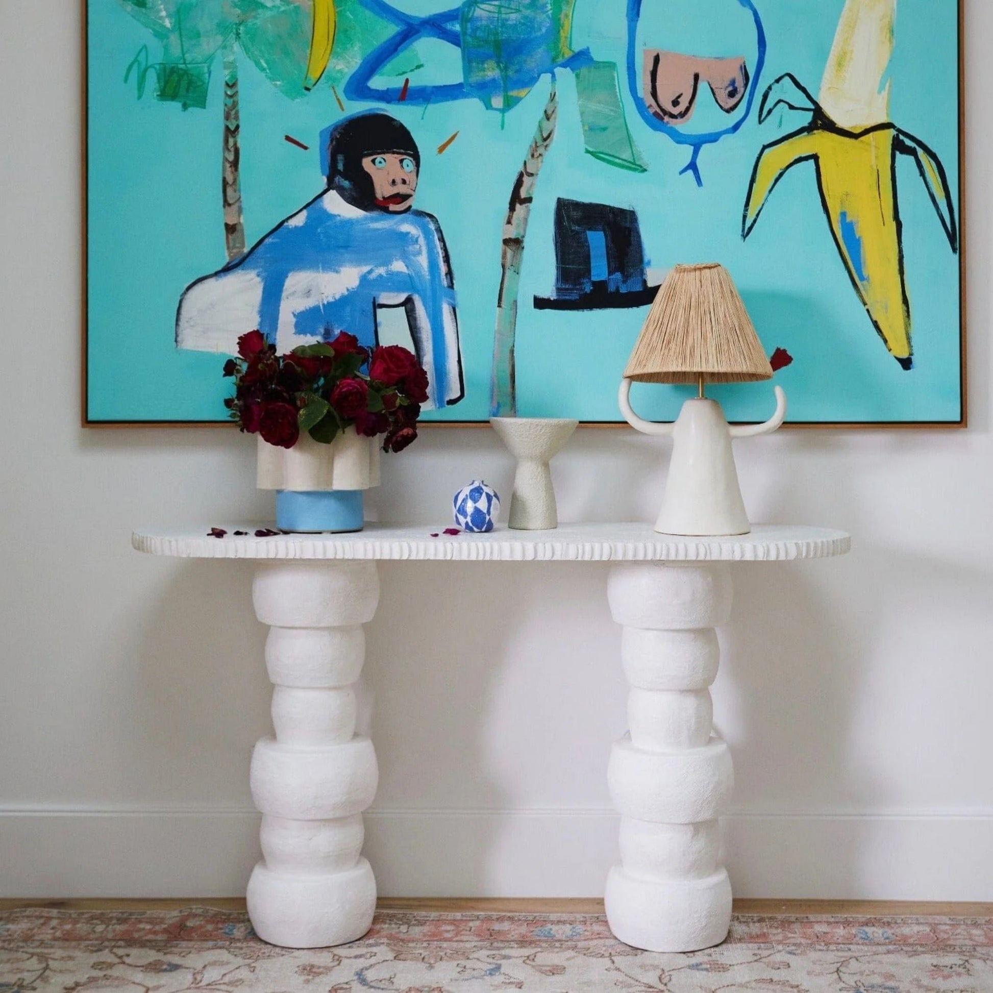 Dona Handmade Clay Table Lamp Table Lamp Klaylife