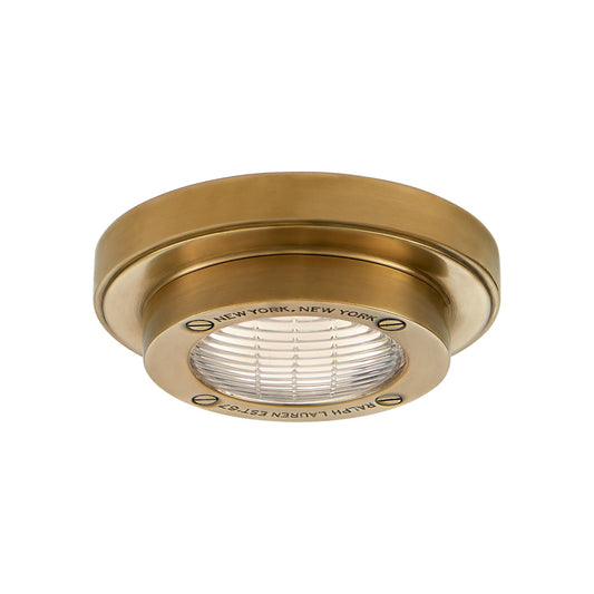 Ralph Lauren Grant 4.5" Solitaire Flush Mount Ceiling Light - Brass Ceiling Fluh Mount Bloomingdales Lighting