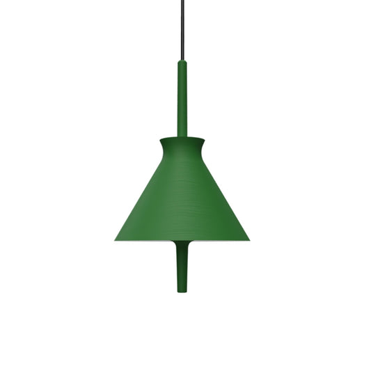 Totana Handmade Cone Clay Pendant Light Pendant Light Klaylife Forest Green Medium
