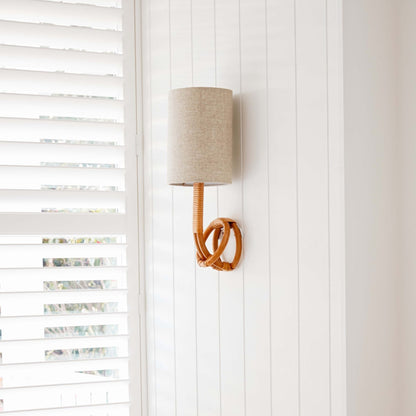 Rio Natural Rattan Wall Sconce Wall Light Gypset Cargo