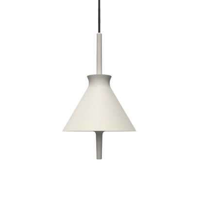 Totana Handmade Cone Clay Pendant Light Pendant Light Klaylife Matte White Medium