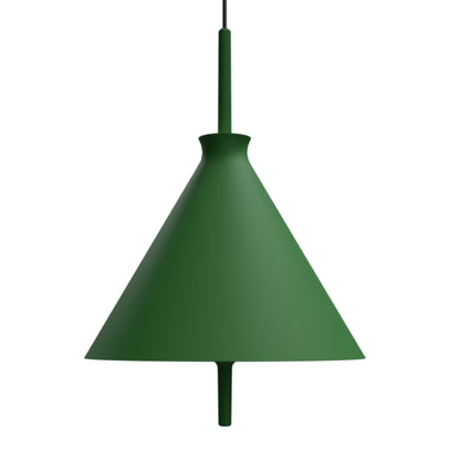 Totana Handmade Cone Clay Pendant Light Pendant Light Klaylife Forest Green Large