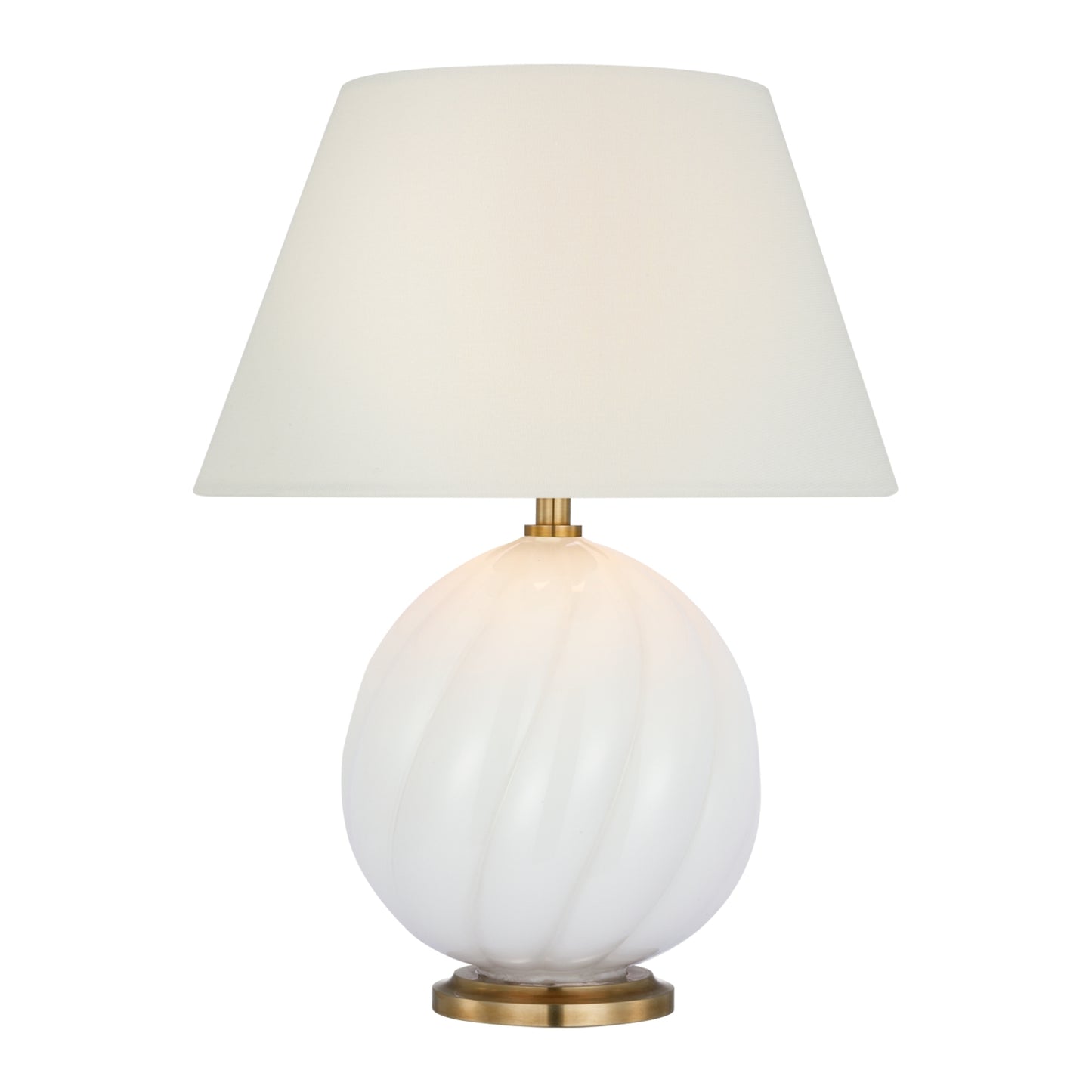Julie Neill Talia 13" Cordless Accent Table Lamp - Brass Table Lamp Bloomingdales Lighting White
