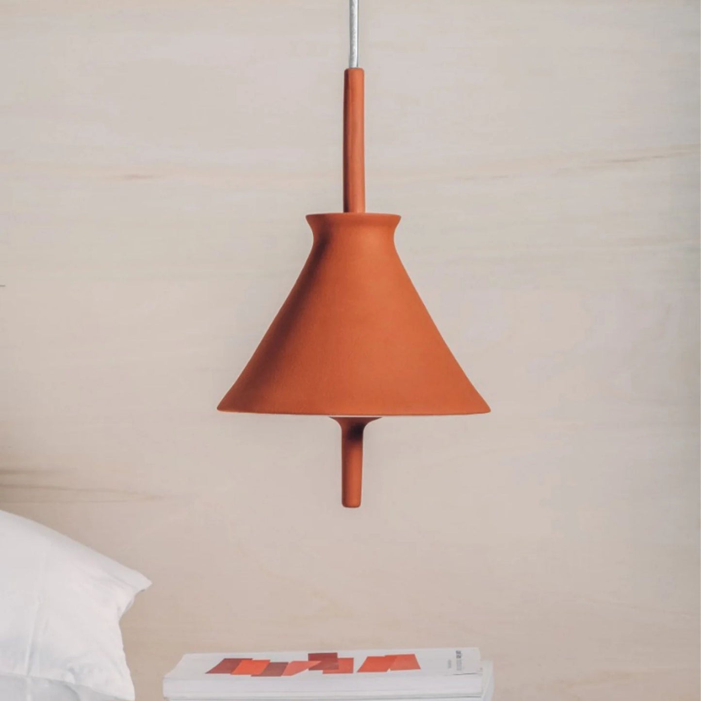 Totana Handmade Cone Clay Pendant Light Pendant Light Klaylife
