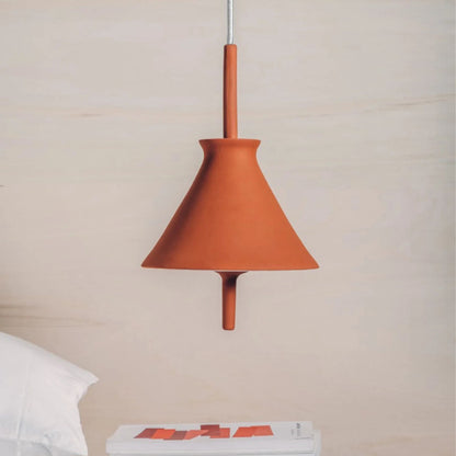 Totana Handmade Cone Clay Pendant Light Pendant Light Klaylife