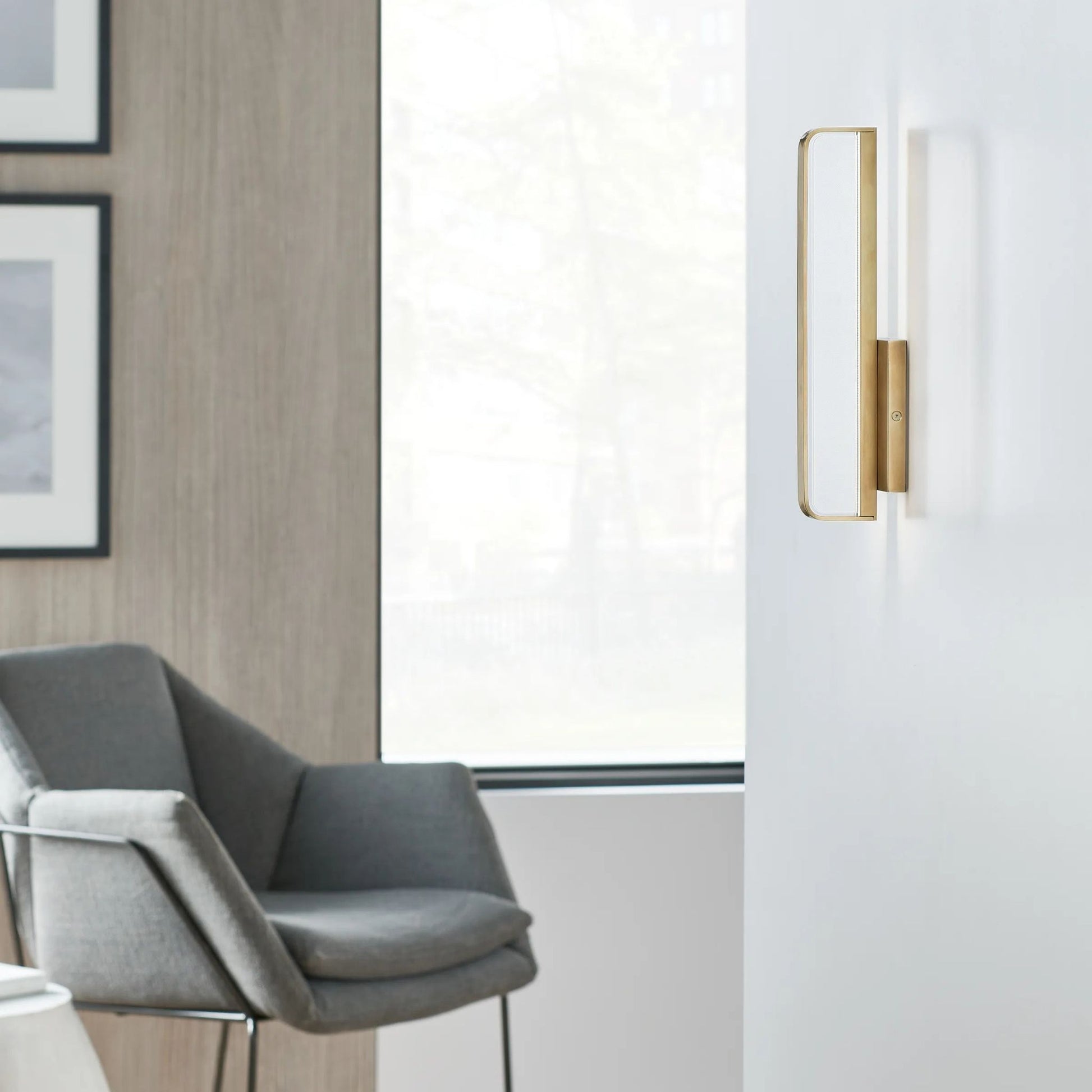 Sean Lavin Banda 13" Bath Wall Sconce - Natural Brass Wall Light Bloomingdales Lighting