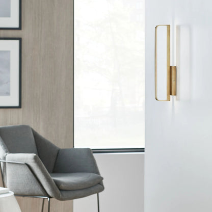 Sean Lavin Banda 13" Bath Wall Sconce - Natural Brass Wall Light Bloomingdales Lighting