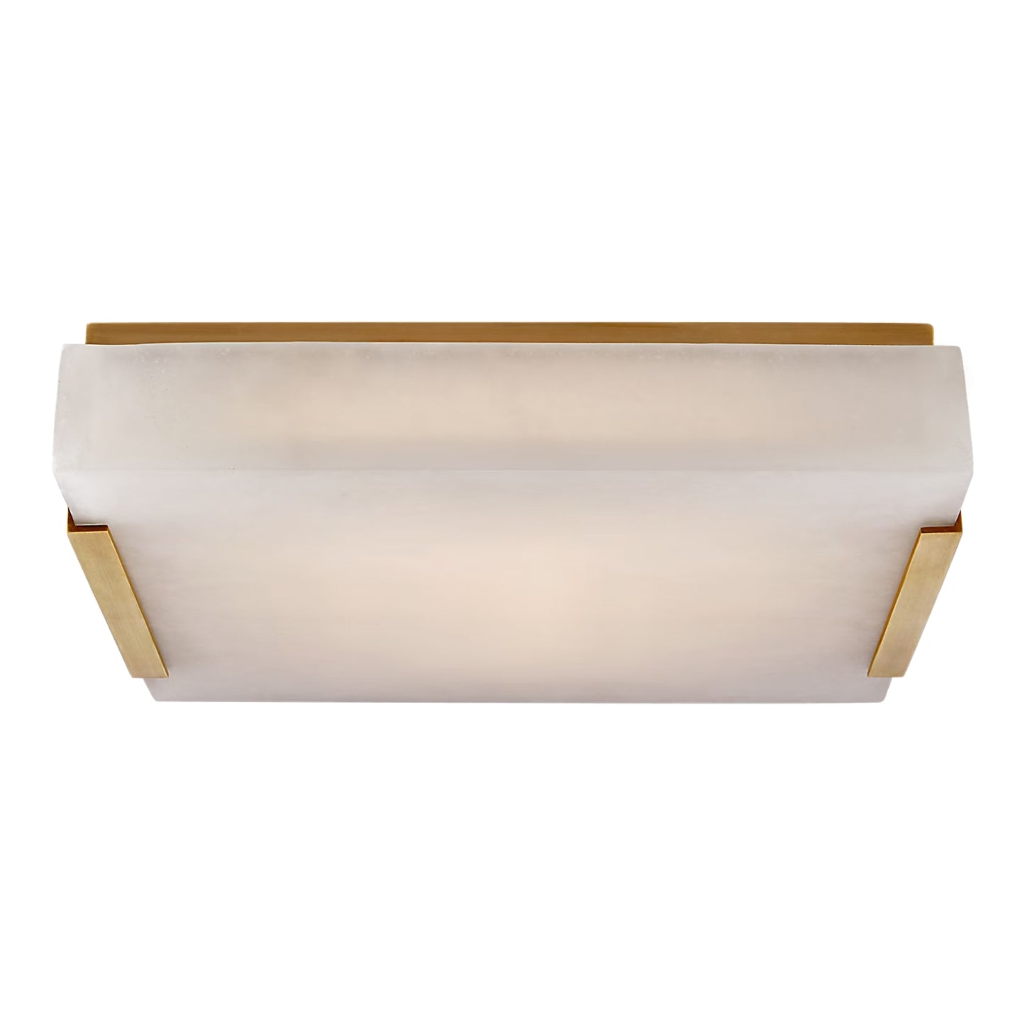 Kelly Wearstler Covet Medium Alabaster Flush Mount - Brass Wall Light Bloomingdales Lighting