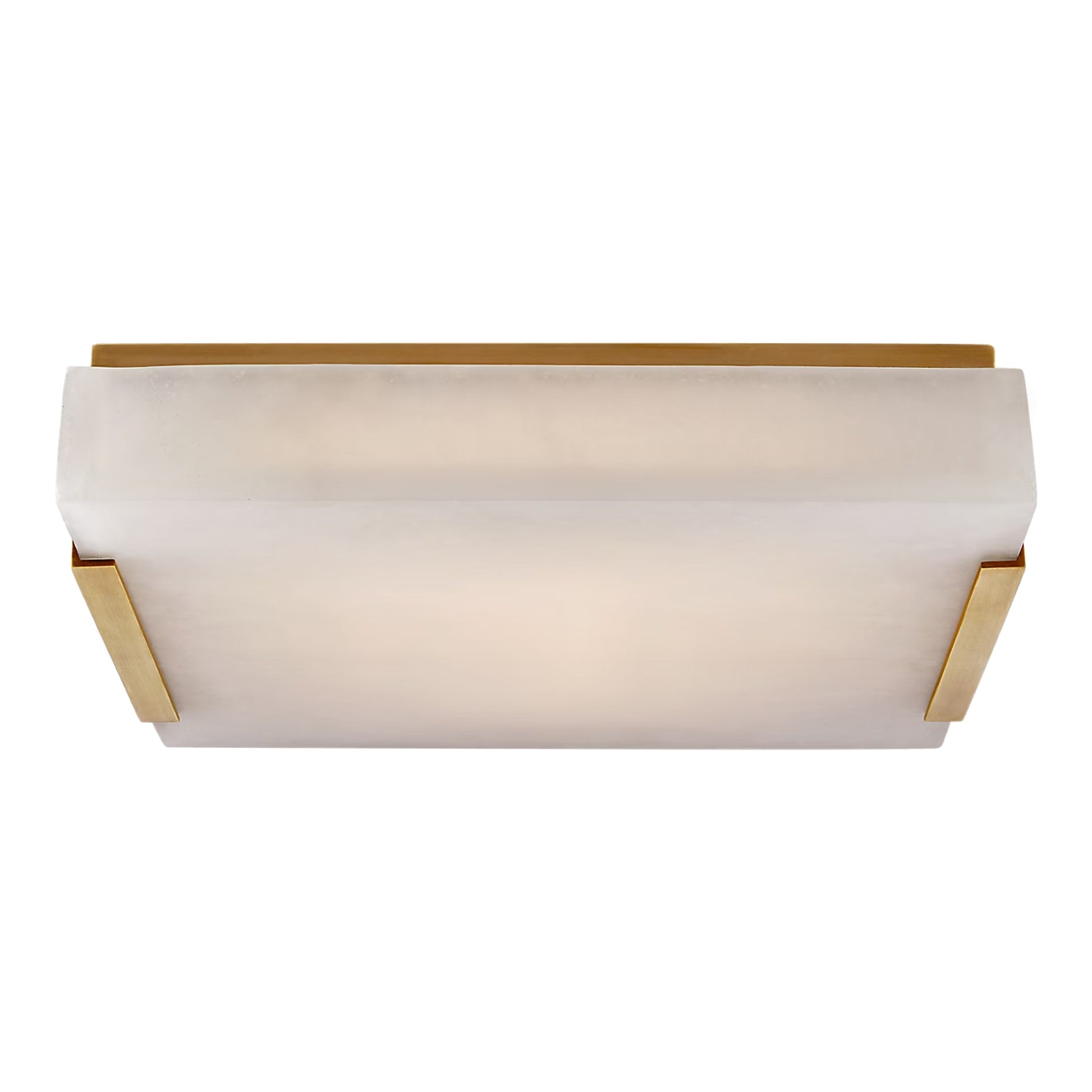 Kelly Wearstler Covet Medium Alabaster Flush Mount - Brass Wall Light Bloomingdales Lighting