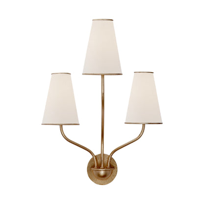 AERIN Montreuil Small Linen Wall Sconce - Gild Wall Light Bloomingdales Lighting