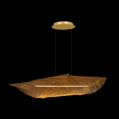 Juan Orts Aura Steel Mesh Pendant Light - Hand Painted Gold