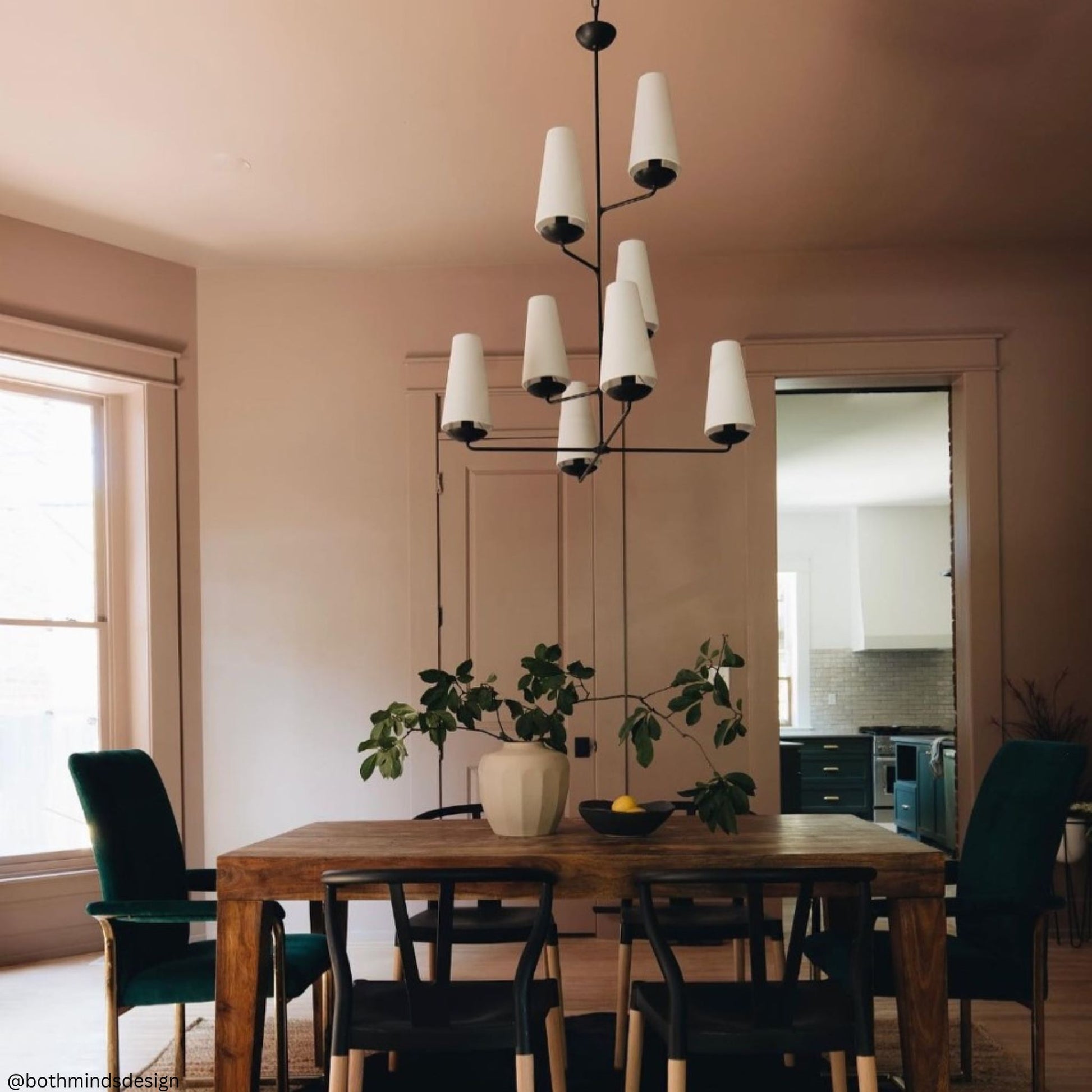 AERIN Fontaine Vertical Chandelier - Aged Iron Pendant Light Bloomingdales Lighting   