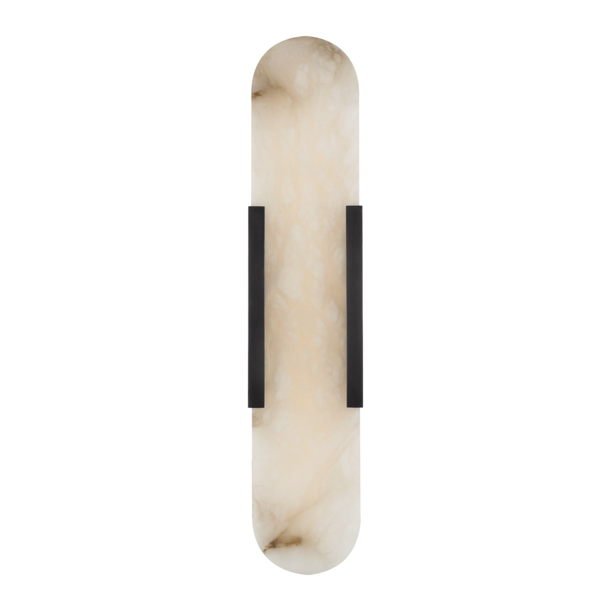 Kelly Wearstler LED Melange Elongated 20" Alabaster Wall Sconce Wall Light Bloomingdales Lighting Bronze 20" Integrated LED