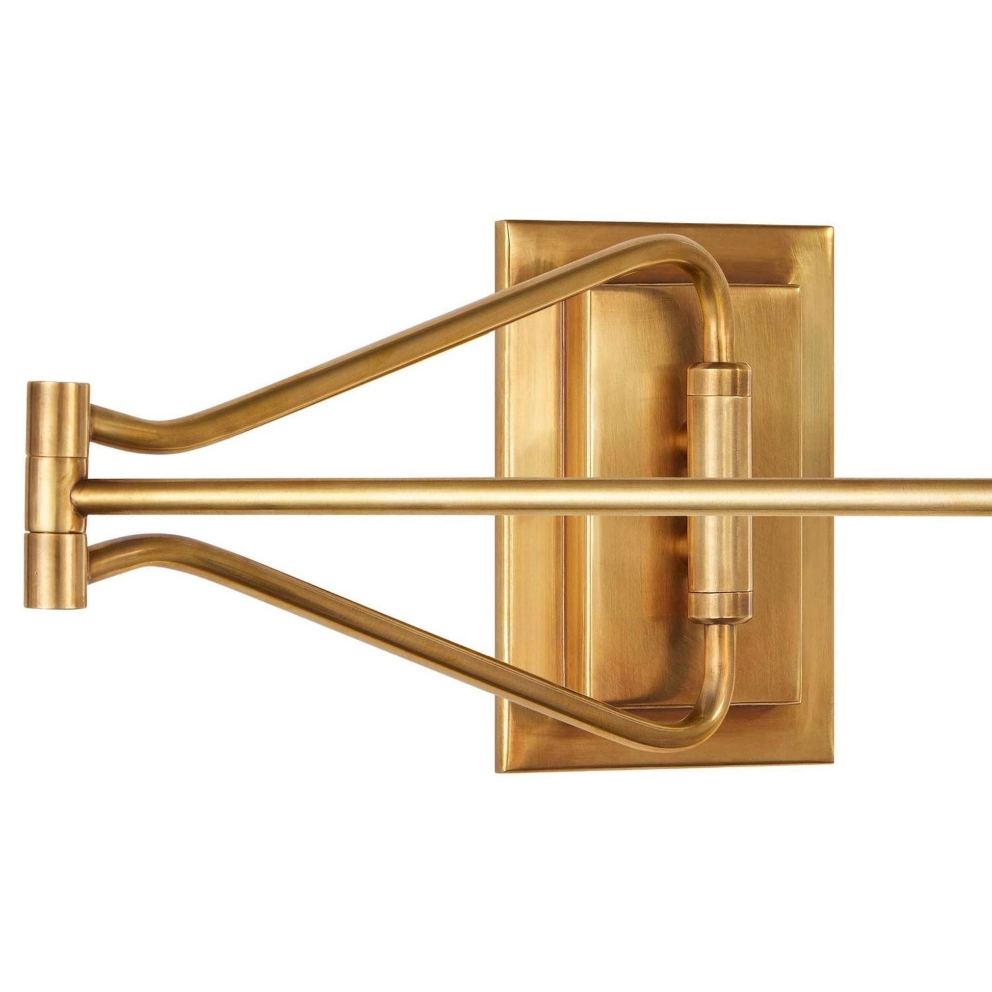 AERIN Keil Swing Arm Linen Wall Sconce - Brass Wall Light Bloomingdales Lighting   