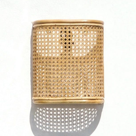 Biarritz Natural Rattan Wall Sconce Wall Light Gypset Cargo