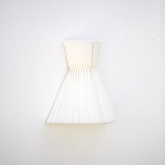 Tahiti Cotton Voile Wall Sconce Wall Light Gypset Cargo Ivory