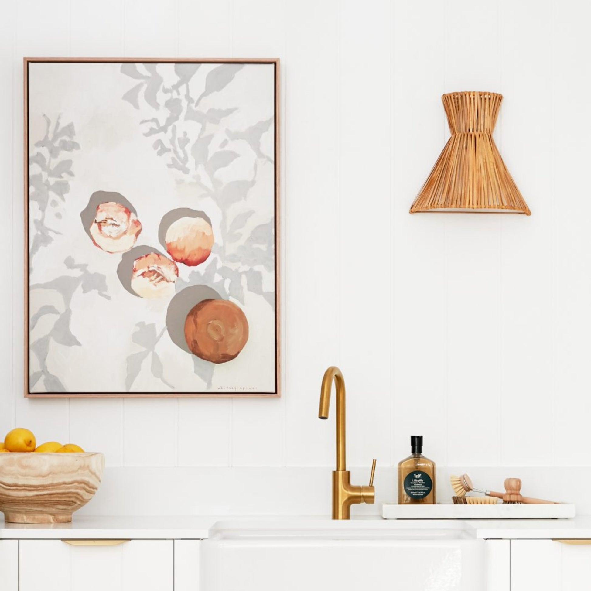 Tahiti Natural Rattan Wall Sconce Wall Light Gypset Cargo
