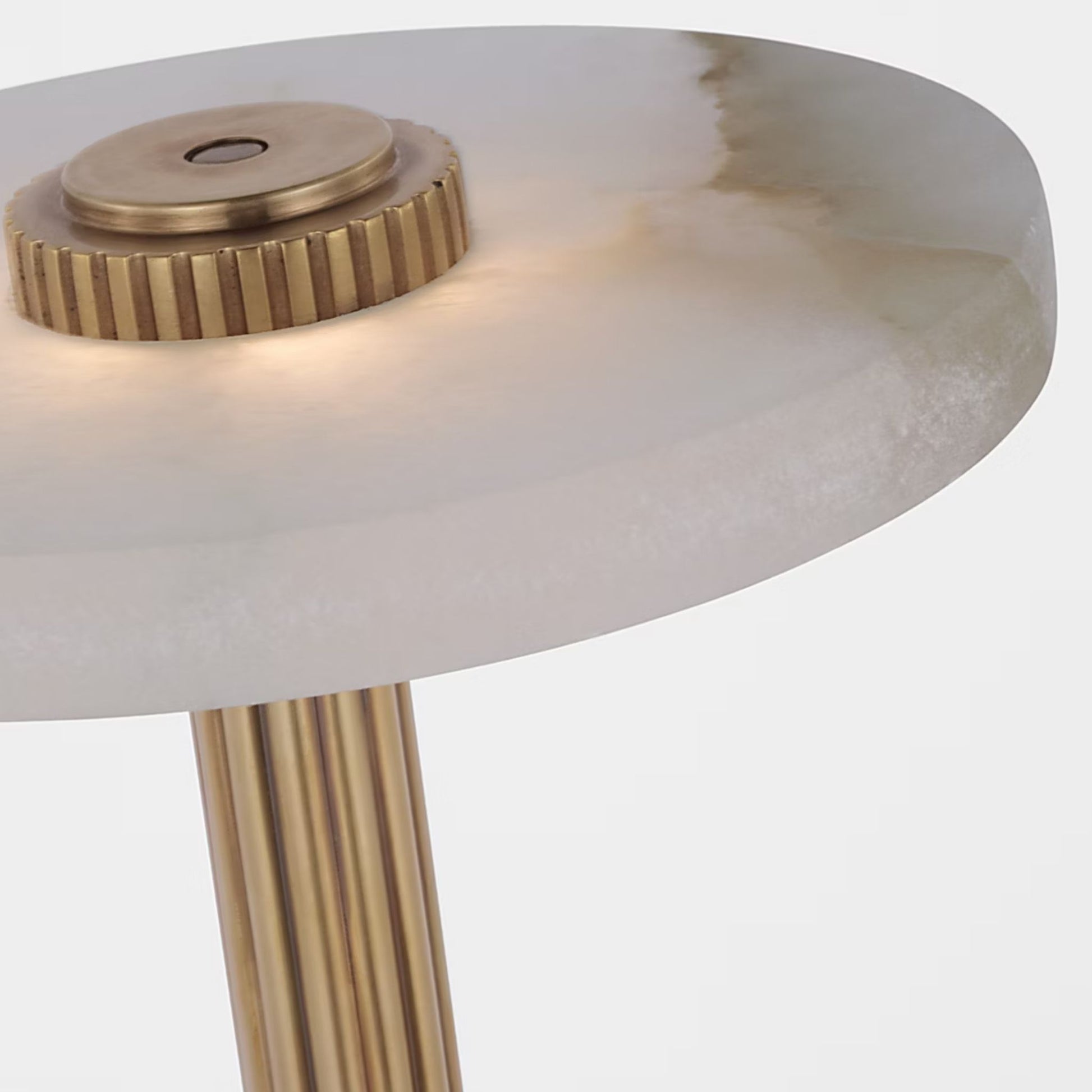 Studio VC Aran 9" Alabaster Rechargeable Accent Table Lamp - Antique Brass Table Lamp Bloomingdales Lighting