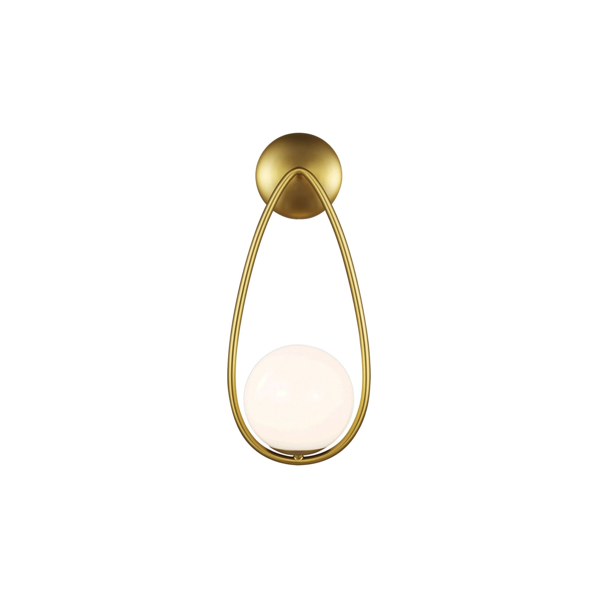 AERIN Galassia One Light Glass Wall Sconce - Brass Wall Light Bloomingdales Lighting