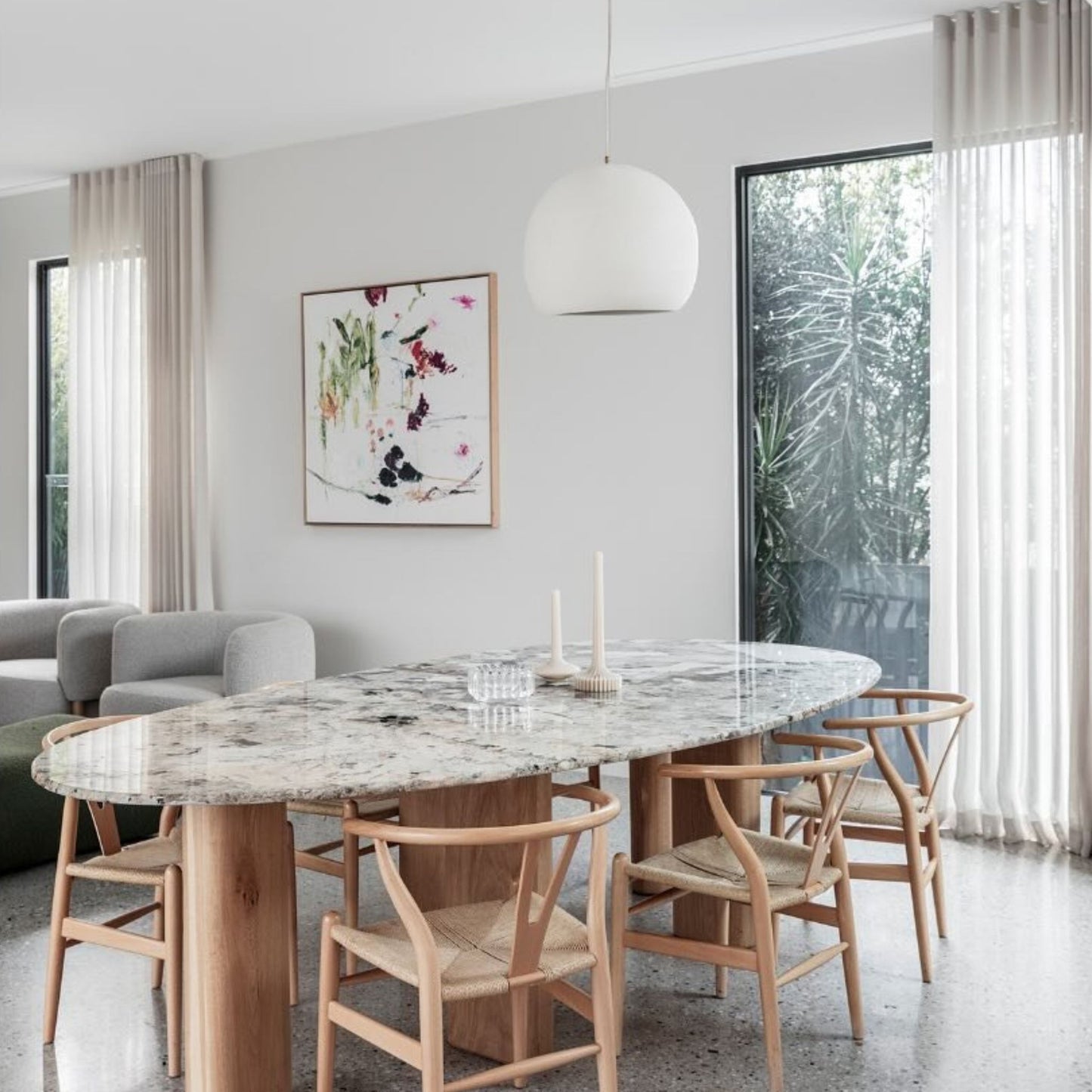 Orb Medium Ceramic Pendant Light Pendant Light Studio Enti