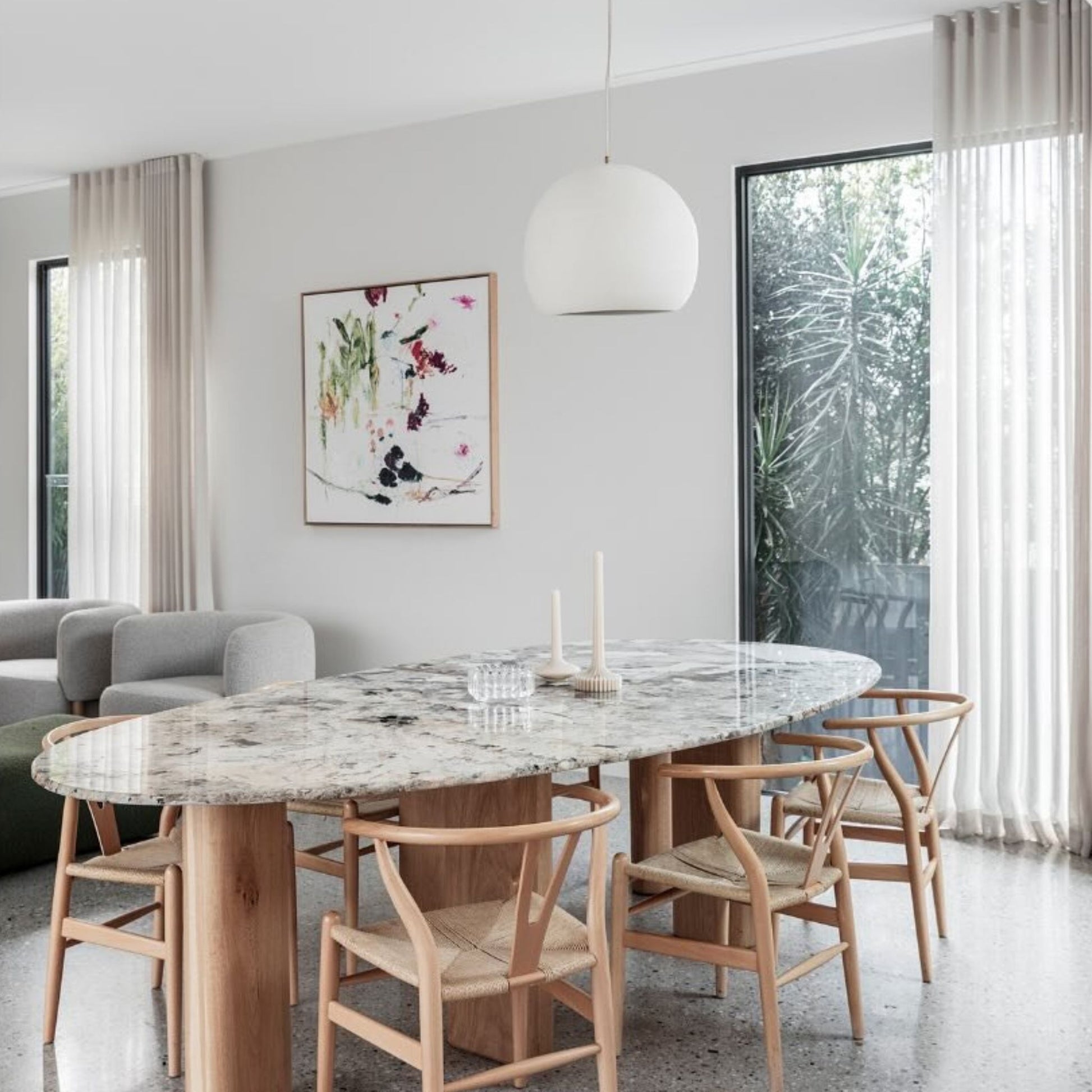 Orb Medium Ceramic Pendant Light Pendant Light Studio Enti