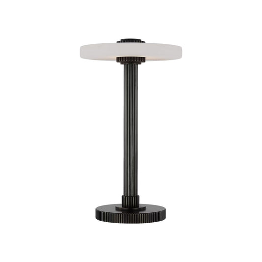 Studio VC Aran 9" Alabaster Rechargeable Accent Table Lamp - Bronze Table Lamp Bloomingdales Lighting Bronze