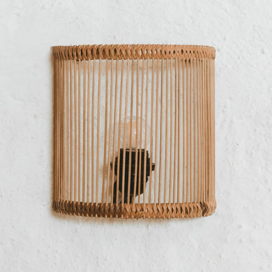 Tike Hau Natural Rattan Wall Sconce Wall Light Gypset Cargo