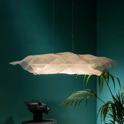 Juan Orts Aura Steel Mesh Pendant Light - Hand Painted Gold