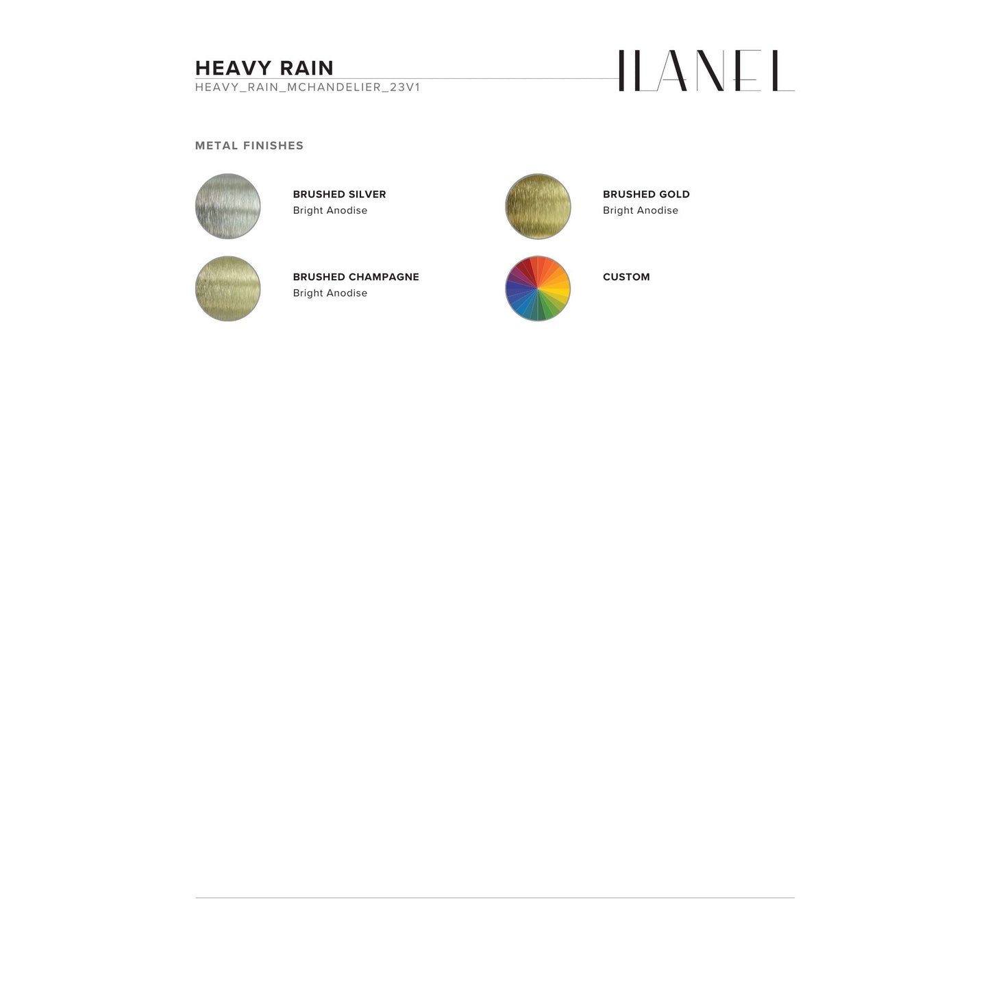 Heavy Rain Multi Drop Pendant Light Pendant Light ILANEL