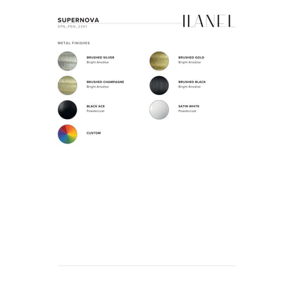Supernova Shard Round Pendant Light Pendant Light ILANEL
