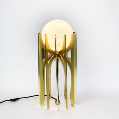 Stella Tower Table Lamp Table Lamp ILANEL Brushed Gold Mini Tower