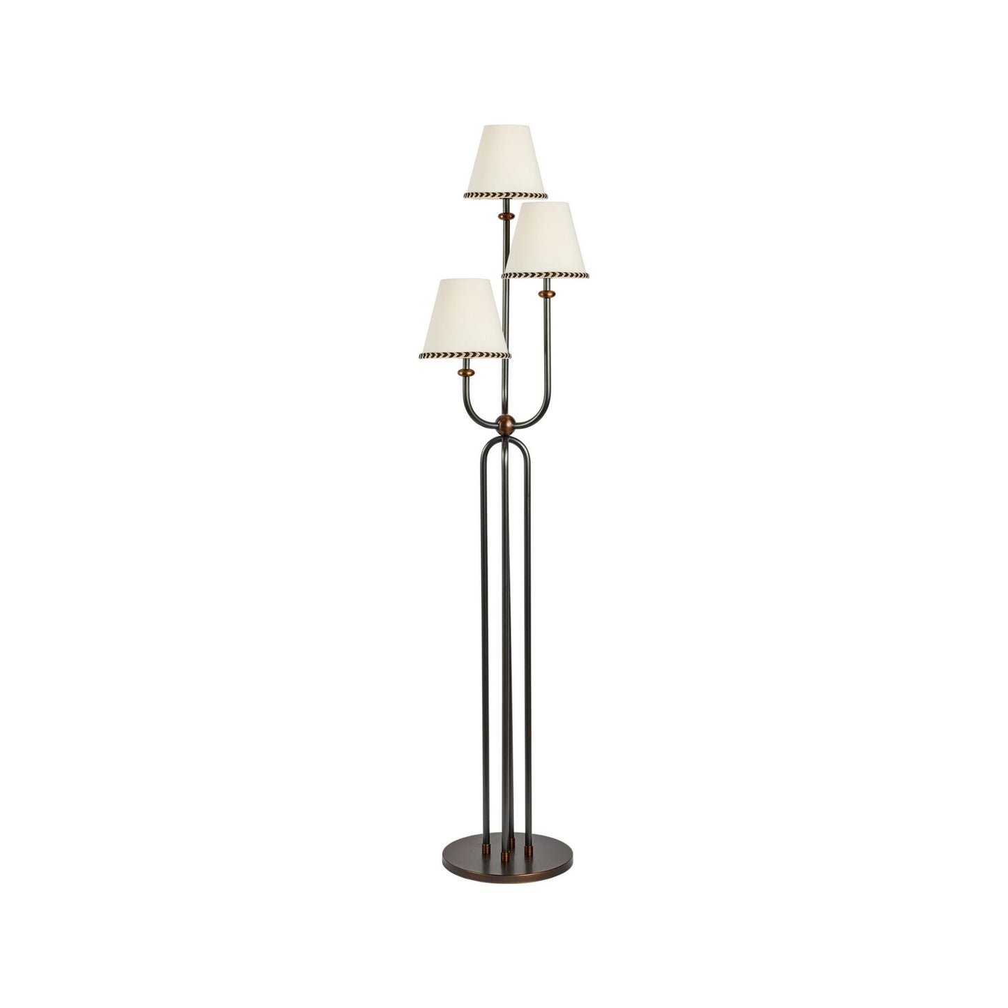 Terri Shannon Trois Floor Lamp - Bronze & Aged Brass Floor Lamp Bloomingdales Lighting