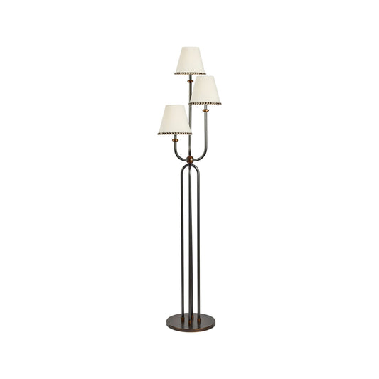 Terri Shannon Trois Floor Lamp - Bronze & Aged Brass Floor Lamp Bloomingdales Lighting