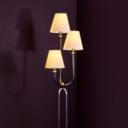 Terri Shannon Trois Floor Lamp - Bronze & Aged Brass Floor Lamp Bloomingdales Lighting
