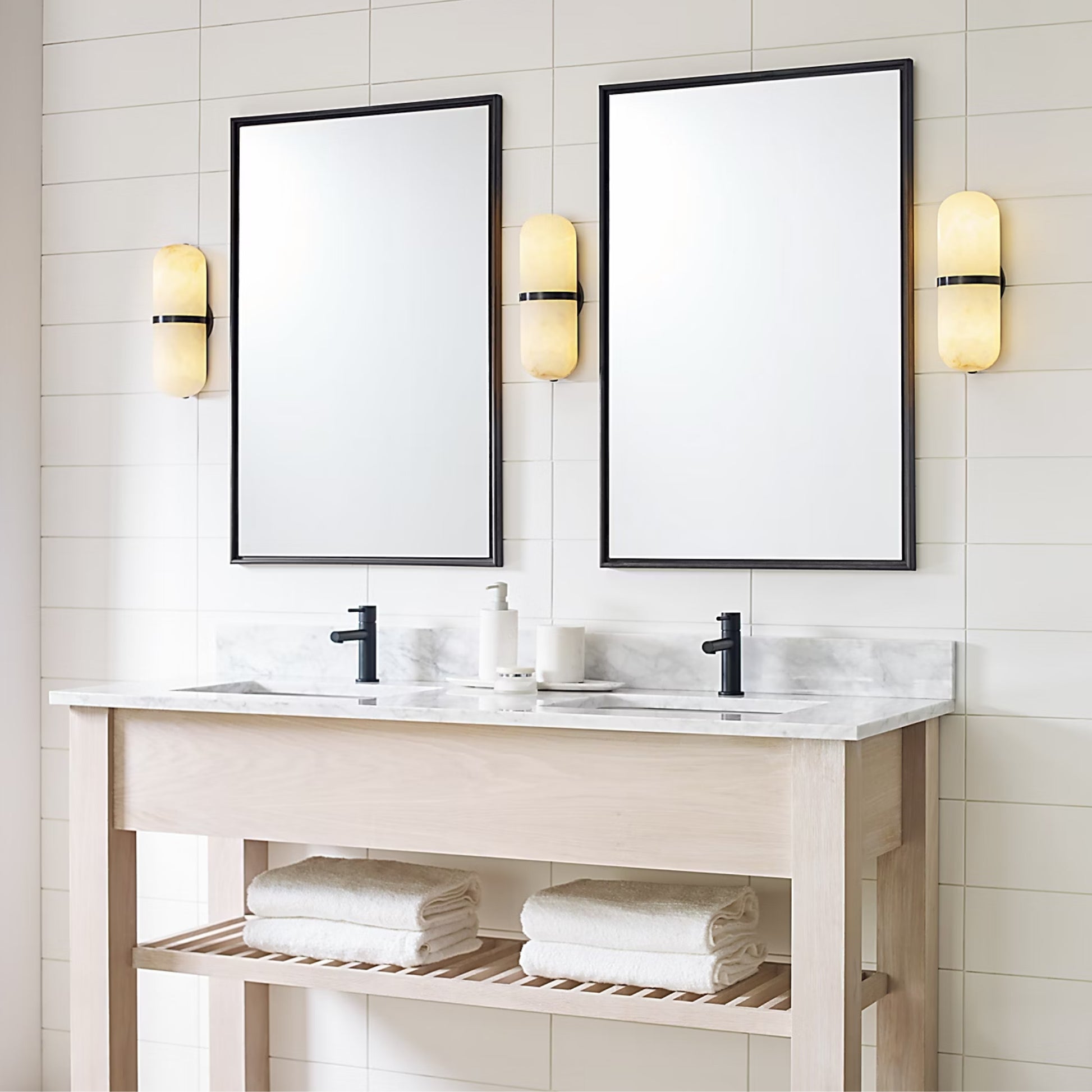 Kelly Wearstler Melange Alabaster Pill Form Wall Sconce Wall Light Bloomingdales Lighting