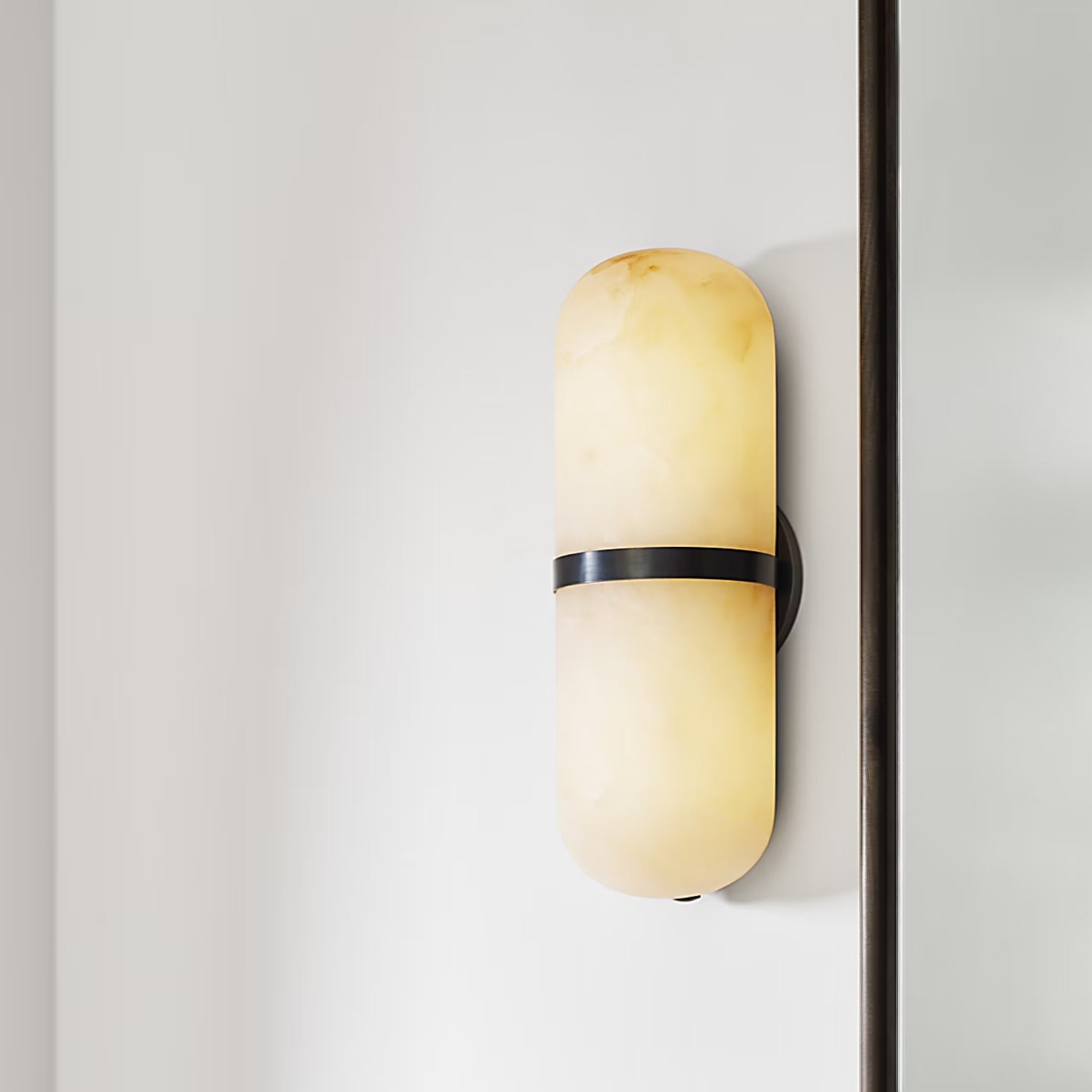 Kelly Wearstler Melange Alabaster Pill Form Wall Sconce Wall Light Bloomingdales Lighting
