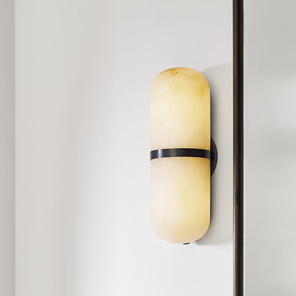 Kelly Wearstler Melange Alabaster Pill Form Wall Sconce Wall Light Bloomingdales Lighting
